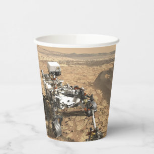Vasos De Papel Rover de perseverancia de marzo de 2020