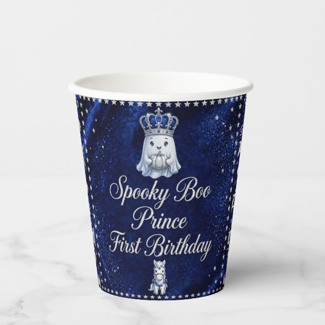 Vasos de papel Royal Blue Prince (Anverso)