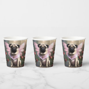 Vasos De Papel Royal Pug: El hada princesa de los reinos encantad