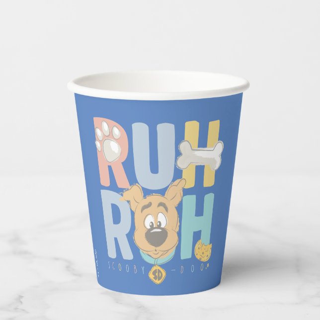 Vasos De Papel "Ruh Roh" (Anverso)