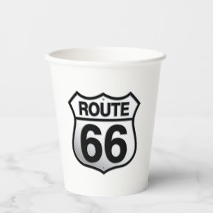 Vasos De Papel Ruta 66