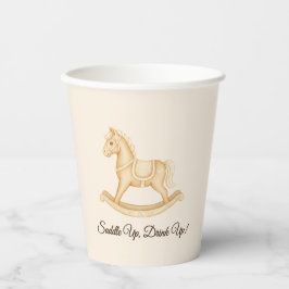 Vasos De Papel "Saddle Up" Boho Western Baby Shower