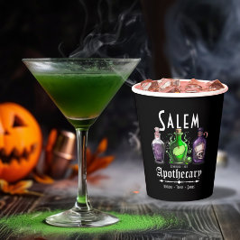 Vasos De Papel Salem de Halloween Potions Apothecary Tonics Elixi