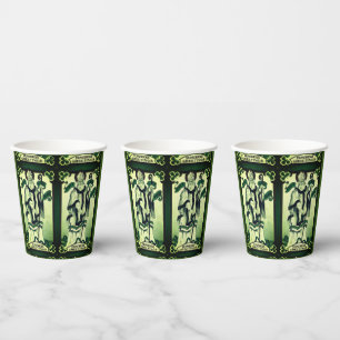 Vasos De Papel Saludos de St. Patrick (Erin Go Braugh)