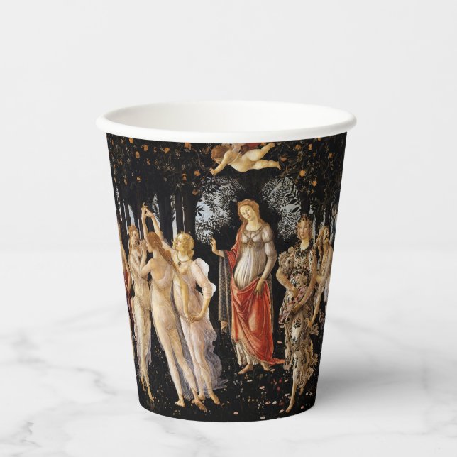 Vasos De Papel Sandro Botticelli - La Primavera (Anverso)
