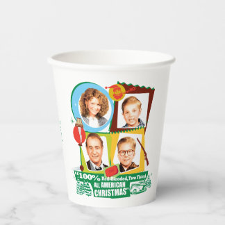 Vasos De Papel Sangre Roja, Dos Puños, Todos Navidades Americanos