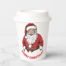 Vasos De Papel Santa Christmas