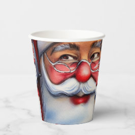 Vasos De Papel Santa Claus