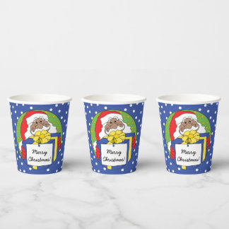 Vasos de Papel "Santa Claus Presents" 8 oz.