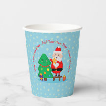 Santa Putting Star Christmas Tree 20xx Añadir text