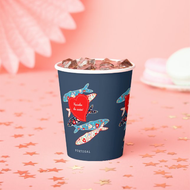 Vasos De Papel Sardinas de Portugal (in situ)