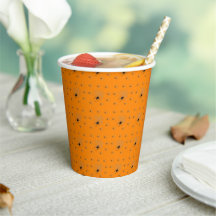 Scary Halloween Spieen Design Paper Cup