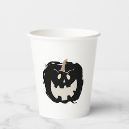 Vasos De Papel Scary Pumpkin