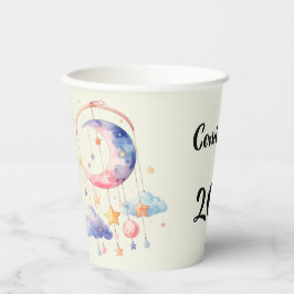 Vasos De Papel Schwangerschaft baby wolken mobile Pappbecher