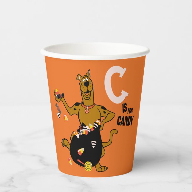Vasos De Papel Scooby-Doo | C es para Candy (Anverso)