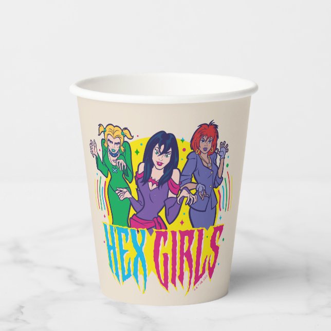 Vasos De Papel Scooby-Doo | Chicas hexadecimales (Anverso)