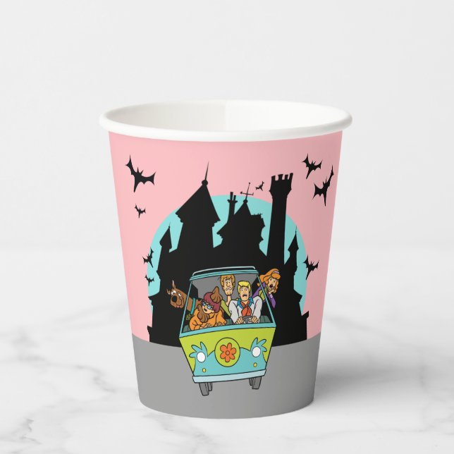 Vasos De Papel Scooby-Doo Spooktacular Halloween Baby Shower (Izquierda)