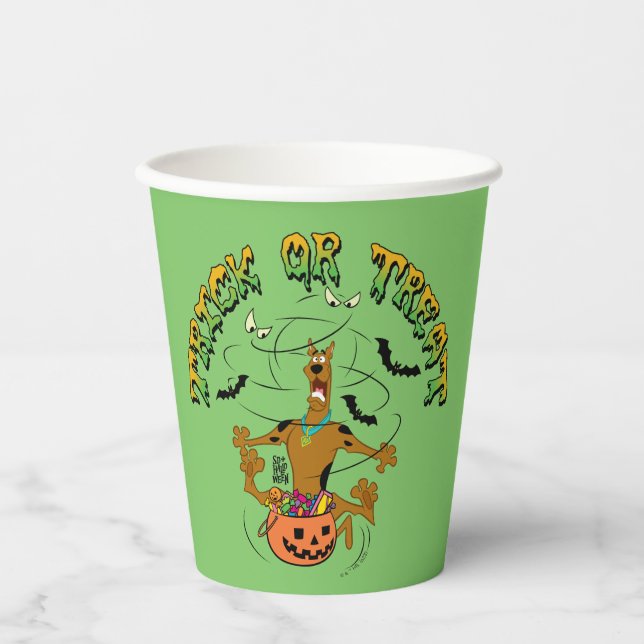 Vasos De Papel Scooby-Doo | Trick of Treat (Anverso)