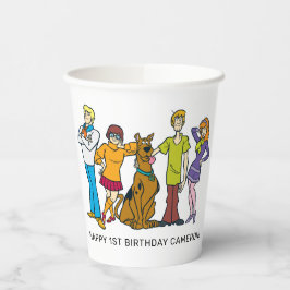 Vasos De Papel Scooby-Doo y el cumpleaños de Gang Groovy