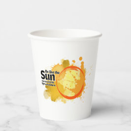 Vasos De Papel Sé Como El Sol,