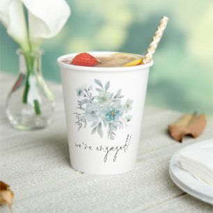 Vasos De Papel Sea Mist Floral estamos comprometidos con la fiest