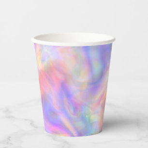 Vasos De Papel segunda vista - holo pastel: