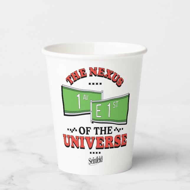 Vasos De Papel Seinfeld | El nexo del universo (Izquierda)