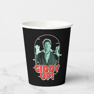Vasos De Papel Seinfeld   Kramer - ¡Giddy Up!