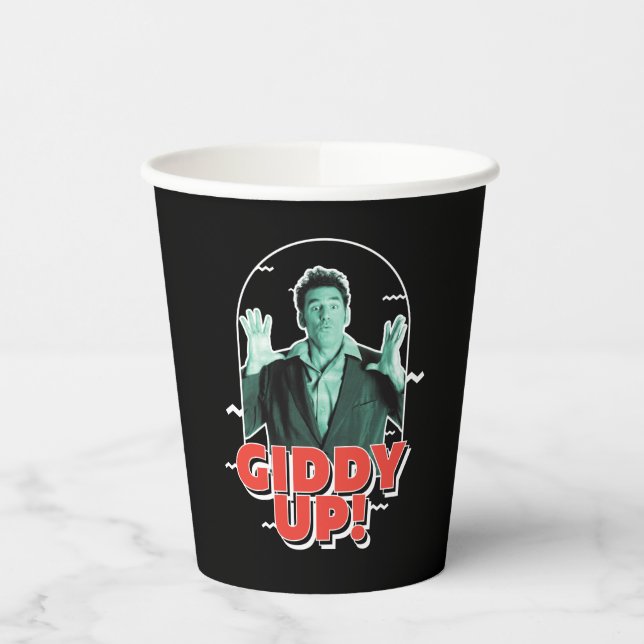Vasos De Papel Seinfeld | Kramer - ¡Giddy Up! (Izquierda)