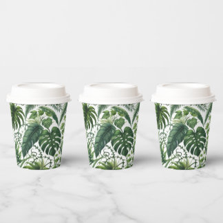 Vasos De Papel Selva Tropical