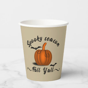 Vasos De Papel Semejante temporada de otoño