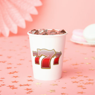 Vasos De Papel Séptimos afortunados - Chaqueta de Máquina Tragape