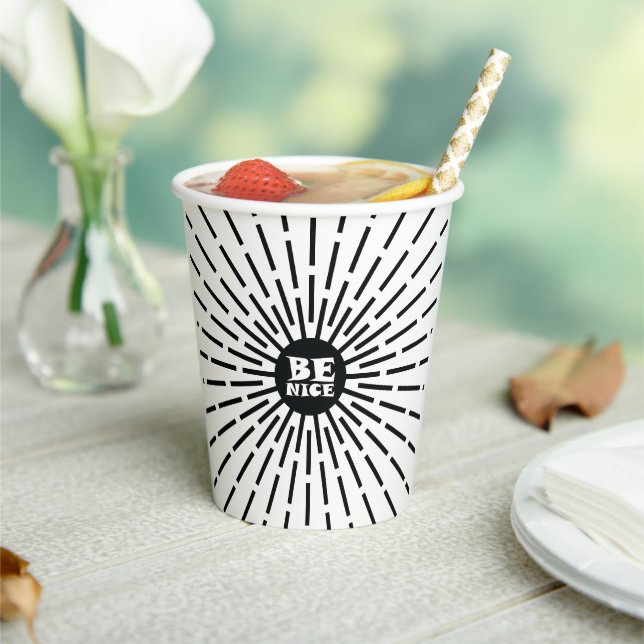 Vasos De Papel Ser agradable (in situ)