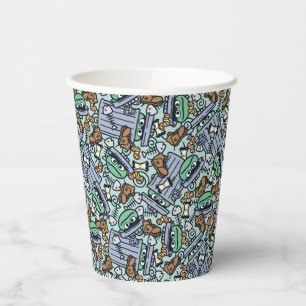 Vasos De Papel Sésamo   Oscar el patrón de grupo