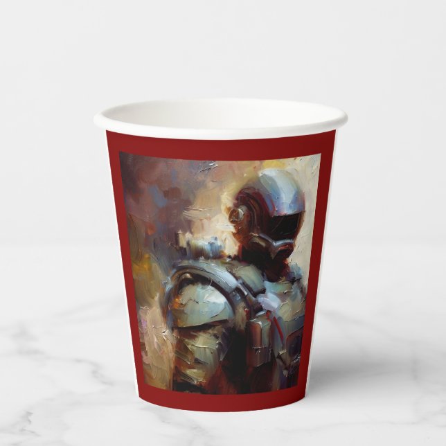 Vasos De Papel SF - Héroe militar 3 (Anverso)