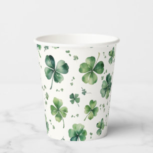 Vasos De Papel Shamrock Green Bridal Shower