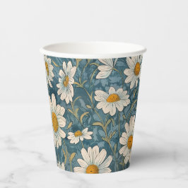 Vasos De Papel Shasta Daisy