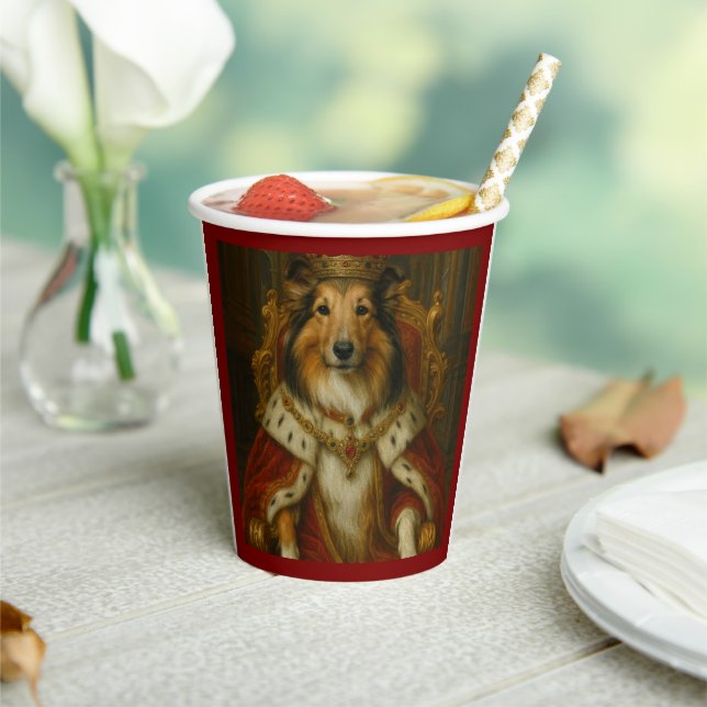 Vasos De Papel Sheltie Real (in situ)