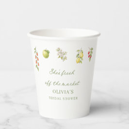 Vasos De Papel She's Fresh Off The Market Bridal Shower