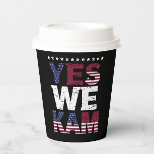 Vasos De Papel Sí, nosotros Kam diciendo cita