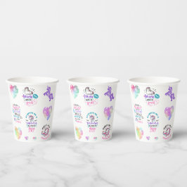 Vasos De Papel Sigue a tu unicornio de chispa interior