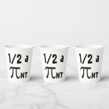 Símbolo de Pi Funny Pi-nt © media a Pint 8oz Cubos