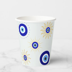 Vasos De Papel Símbolo del Ojo Malo