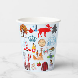 Vasos De Papel Símbolos de Canadá