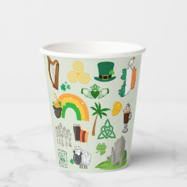 Vasos De Papel Símbolos de Irlanda