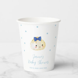 Vasos De Papel Simple Boy Little Dumpling Baby Shower
