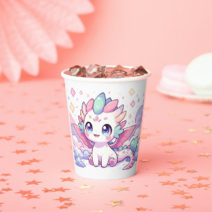 Vasos De Papel Simple Dragón mítico Baby Shower