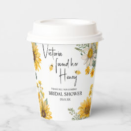 Vasos De Papel Simple She’s Found Her Honey Bee Bridal Shower