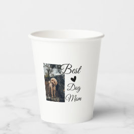 Vasos De Papel Simple y colorido animal añadir nombre foto perro