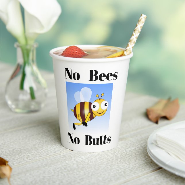 Vasos De Papel Sin abejas sin papas (in situ)